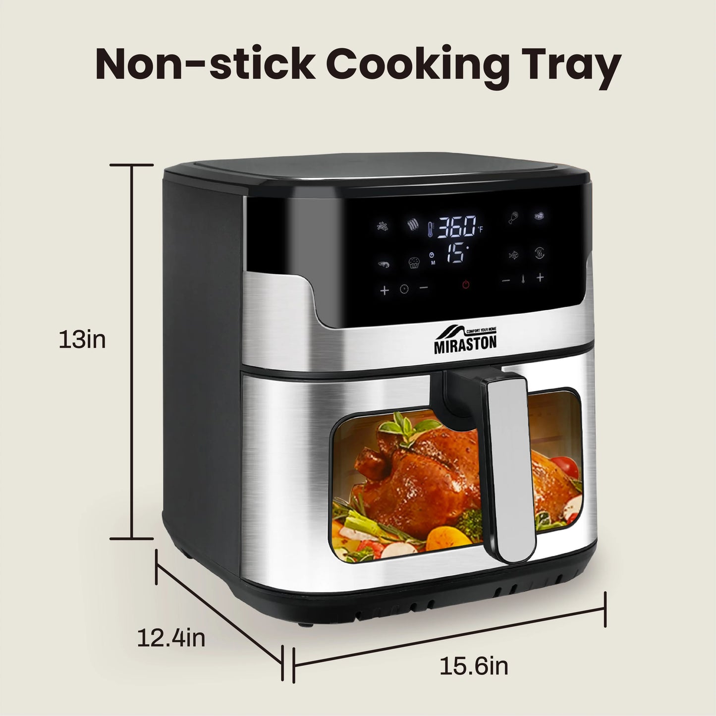 8.5QT Family Size Digital Air Fryer