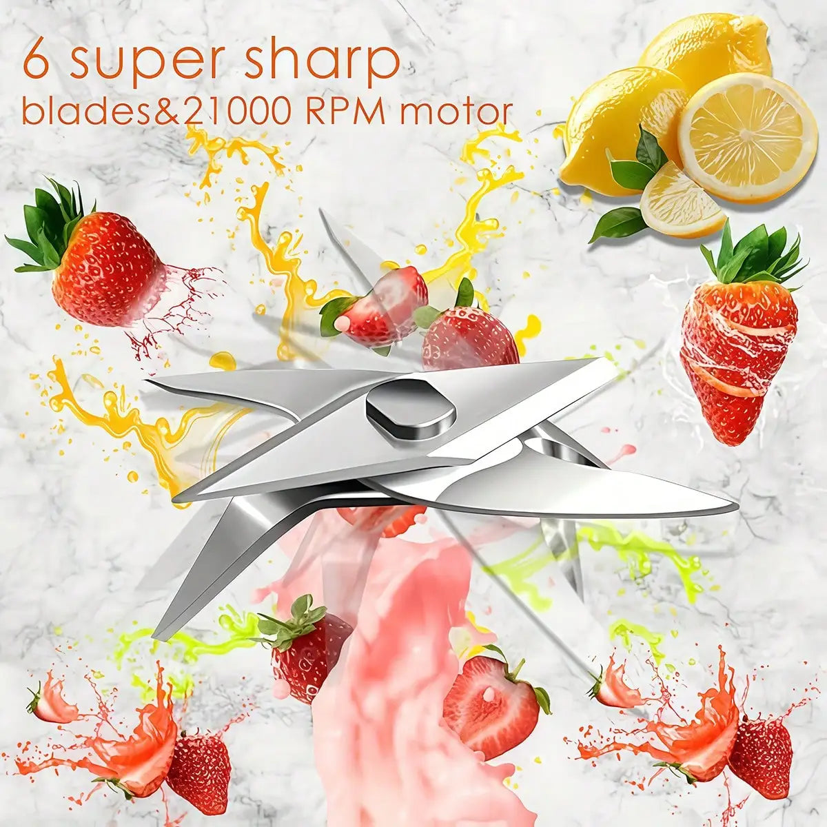 Powerful Portable Blender Juicer with Cup