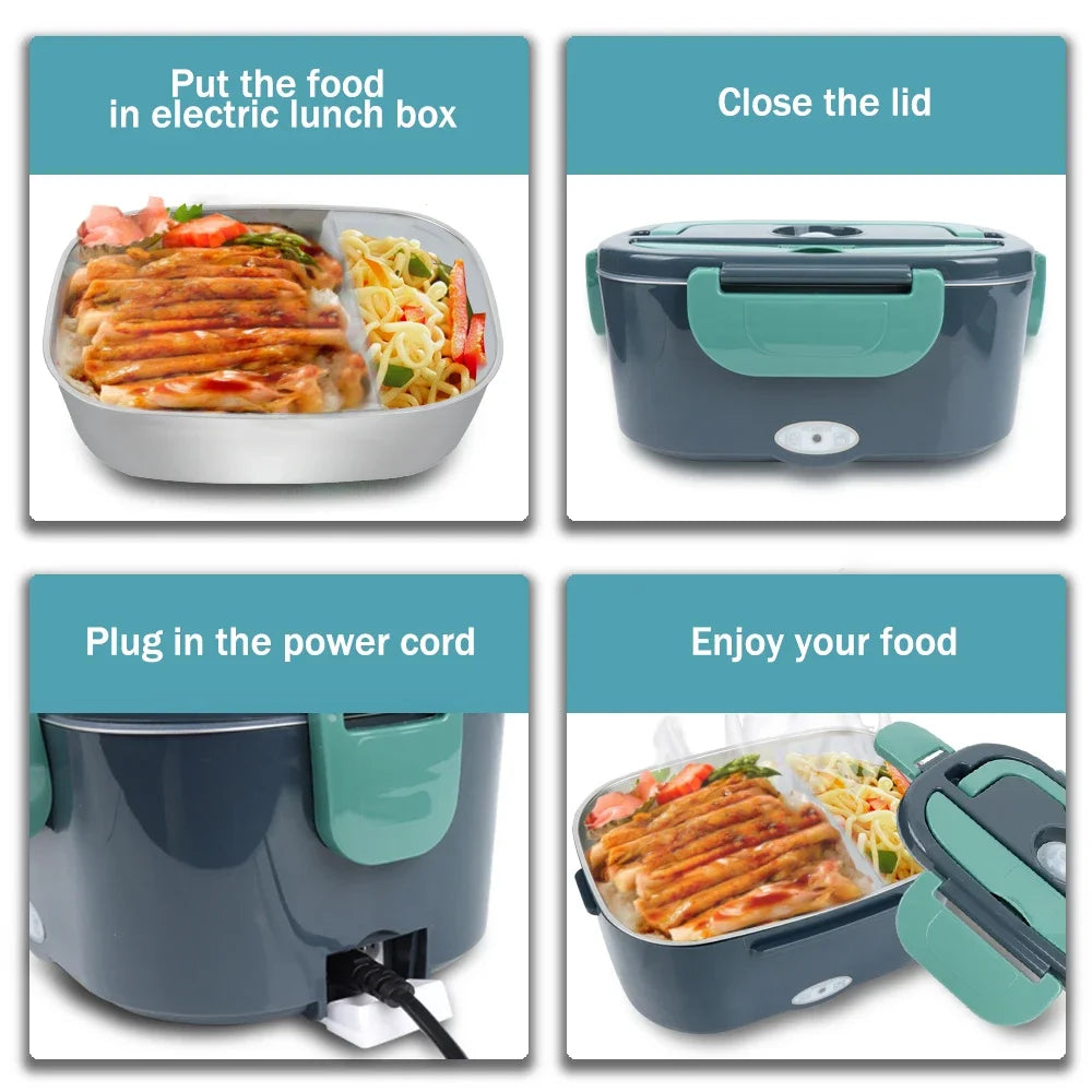 Portable Electric Lunch Box Leak Proof Design