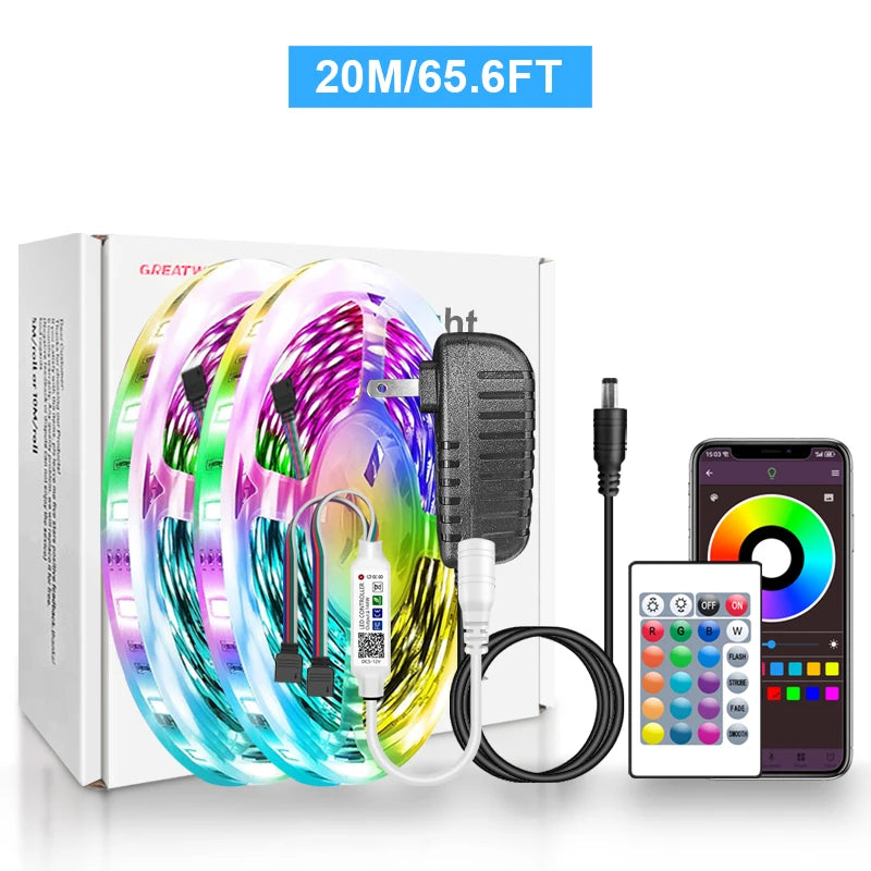 LED Strip Lights RGB 5050 Bluetooth APP Control