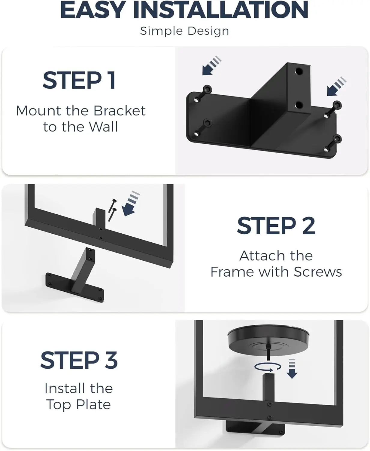 3-Pack Hanging Planters with Lights for Indoor Plants