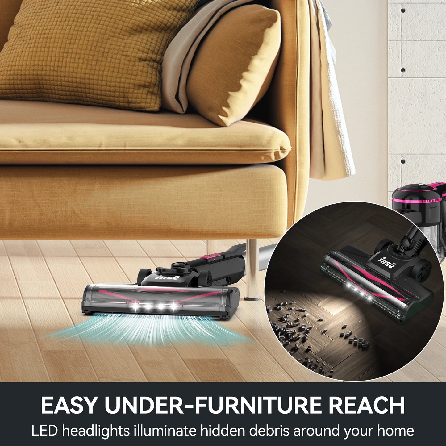 6 in 1 Handheld Vacuum for Household Cleaning