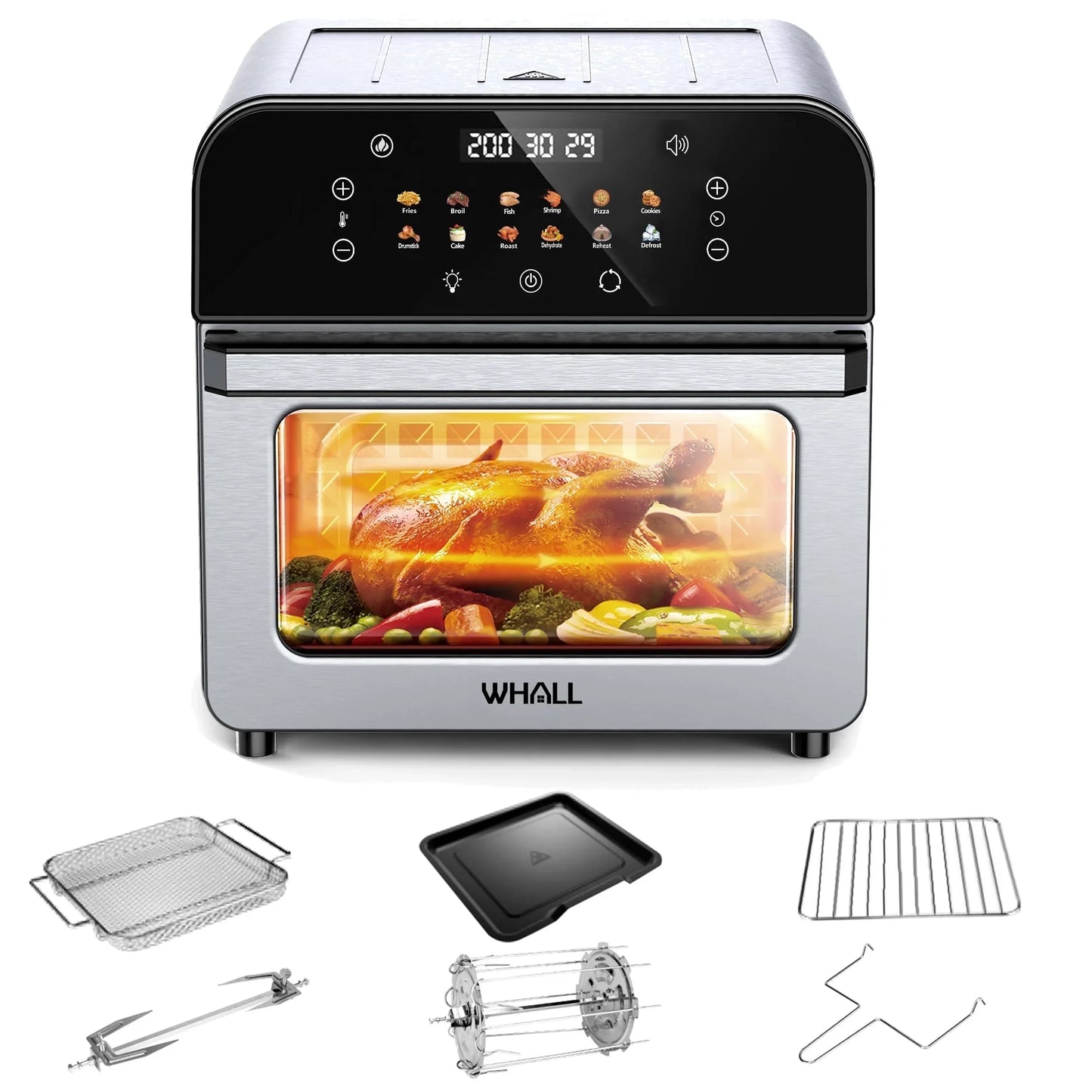 Air Fryer Toaster Oven Clear Viewing Window