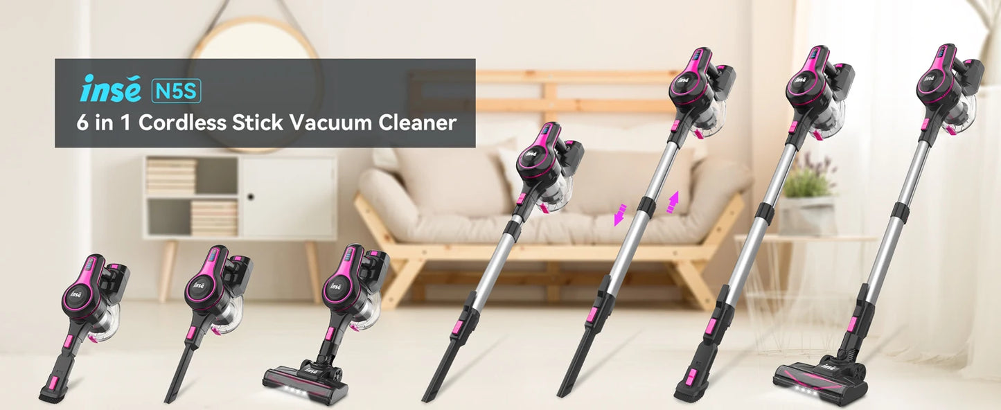 6 in 1 Handheld Vacuum for Household Cleaning