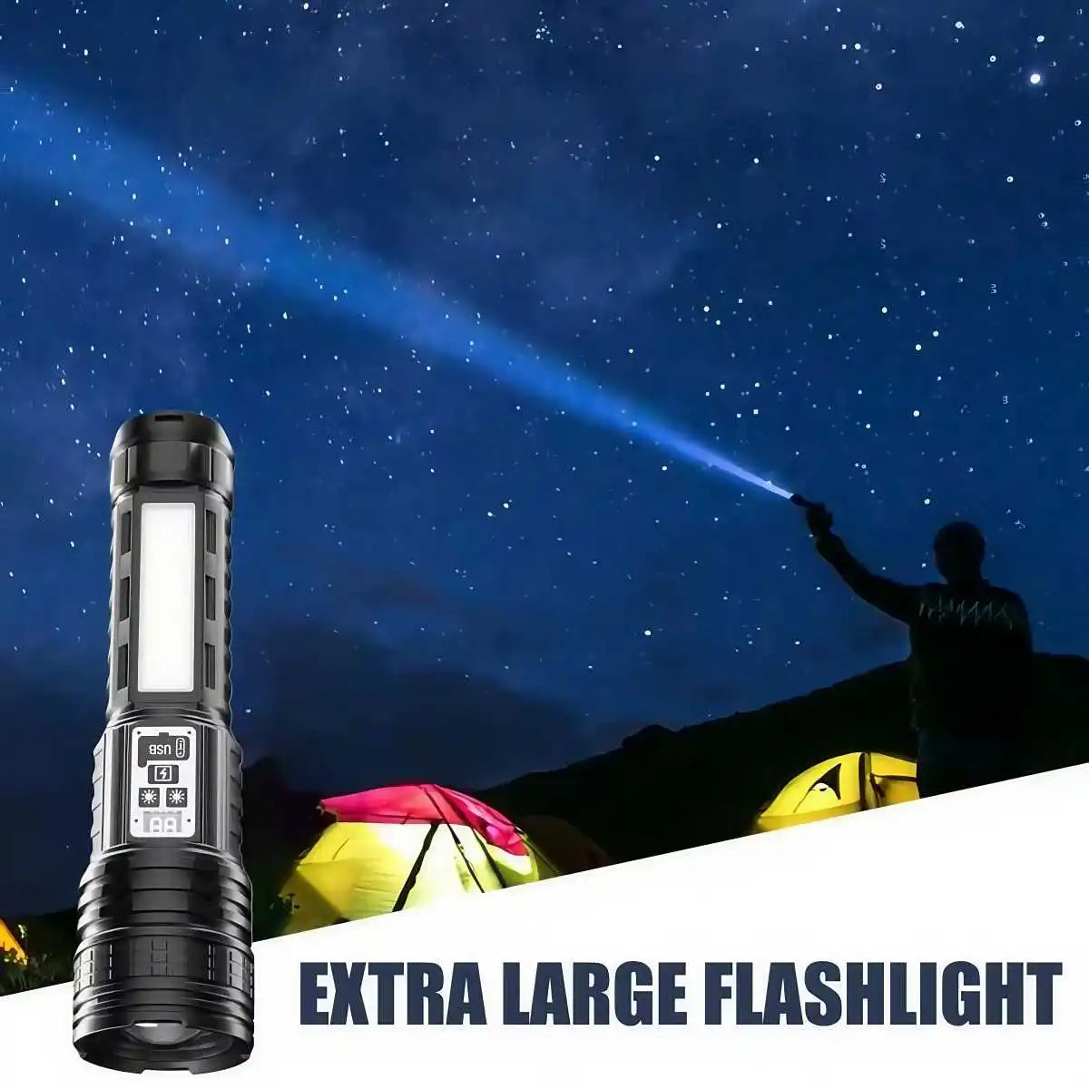Portable Outdoor LED Long Range Flashlight | Torch