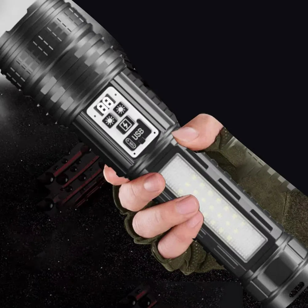 Portable Outdoor LED Long Range Flashlight | Torch