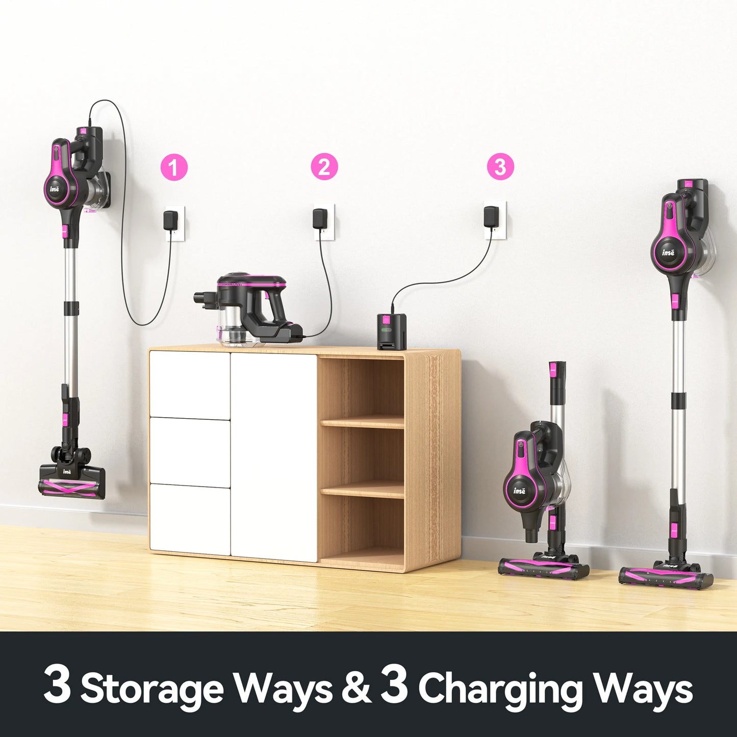 6 in 1 Handheld Vacuum for Household Cleaning