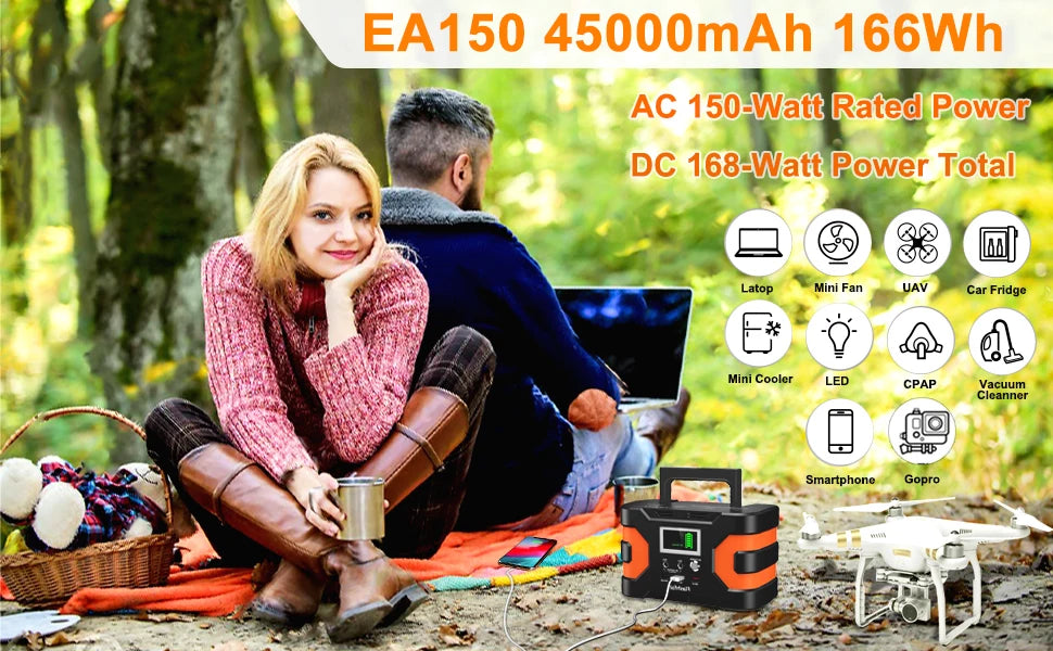 Solar Power Station Camp Home Backup Power Supply