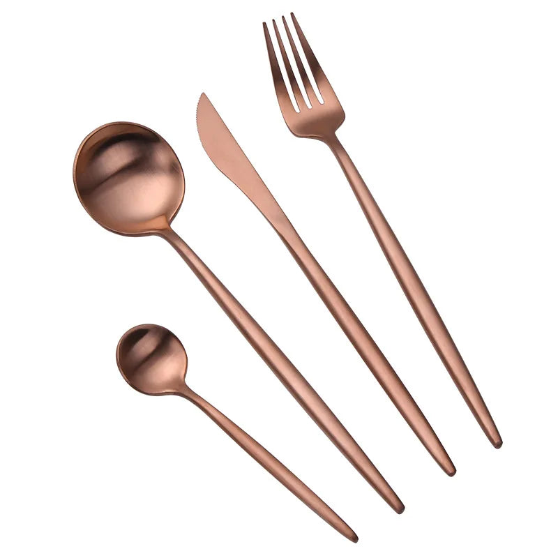 Gold Cutlery Stainless Steel Dinnerware Set