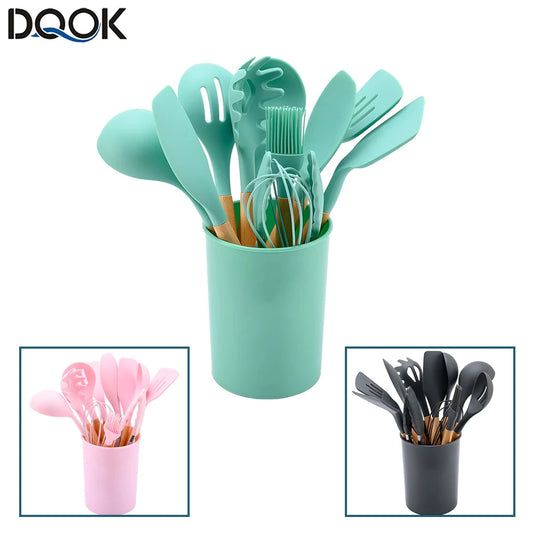 Kitchenware Cooking Utensils Set Non-stick Silicone