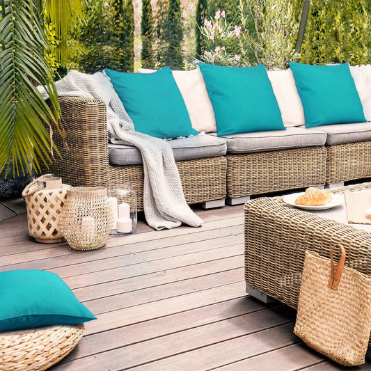 2pcs Garden Outdoor Cushion Cover Waterproof
