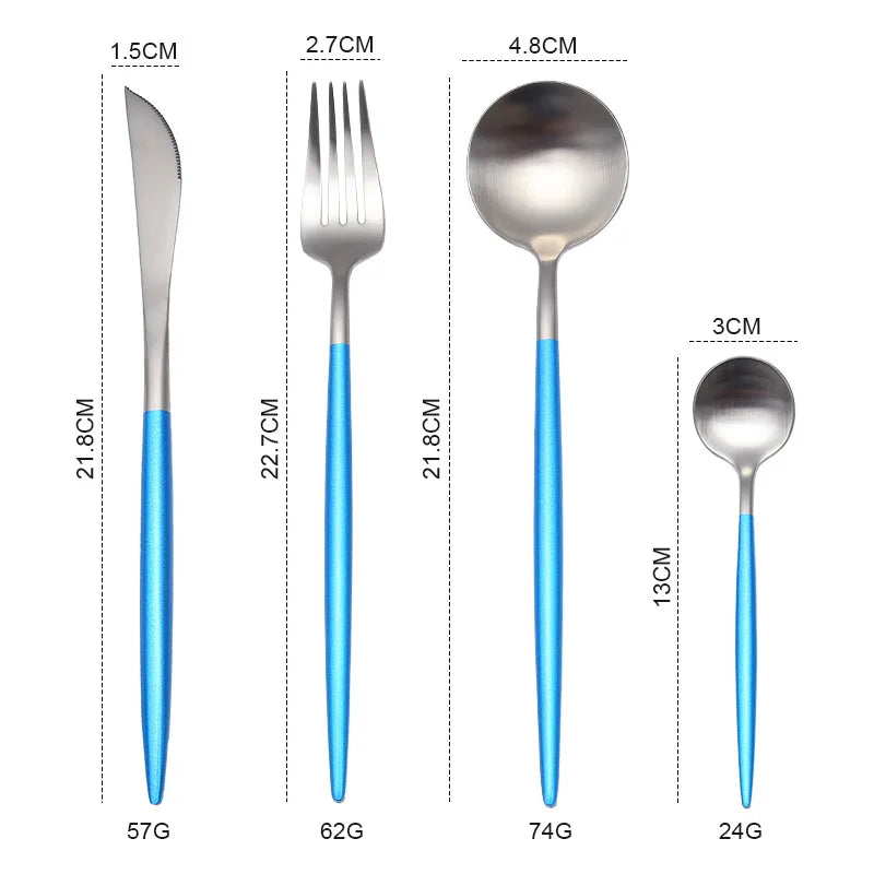 Gold Cutlery Stainless Steel Dinnerware Set