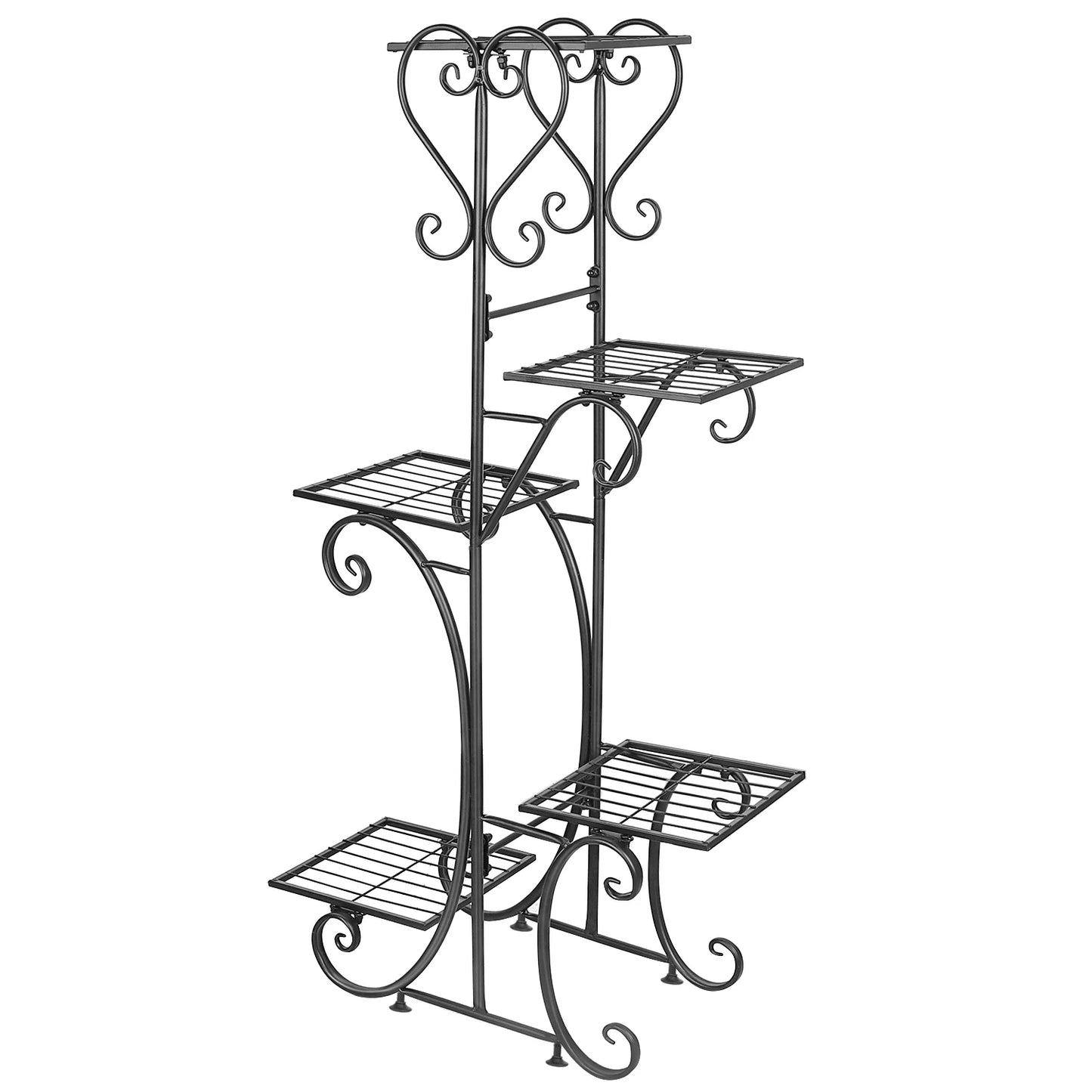 Indoor/ Outdoor Iron Planter Shelf Rack