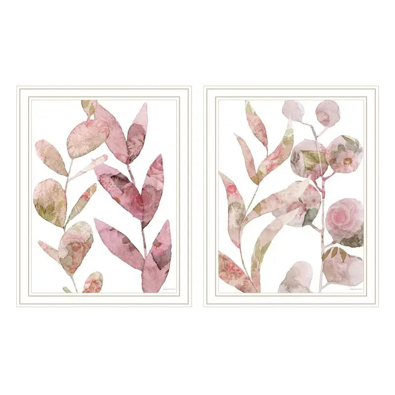 2-Piece Vignette Meadow Flora Botanical Framed Wall Art