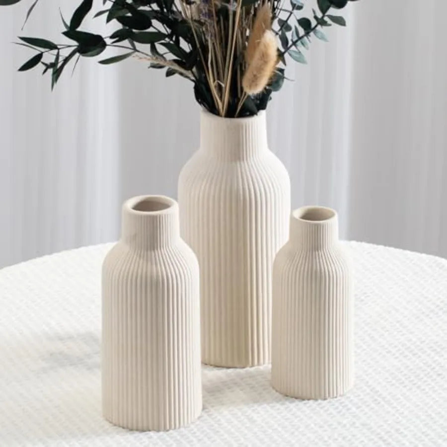 Bohemian Ceramic Vase - for Pampas Grass
