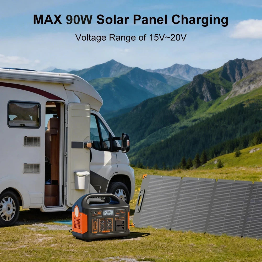 Portable Solar Generator for Home Camping Emergency Power