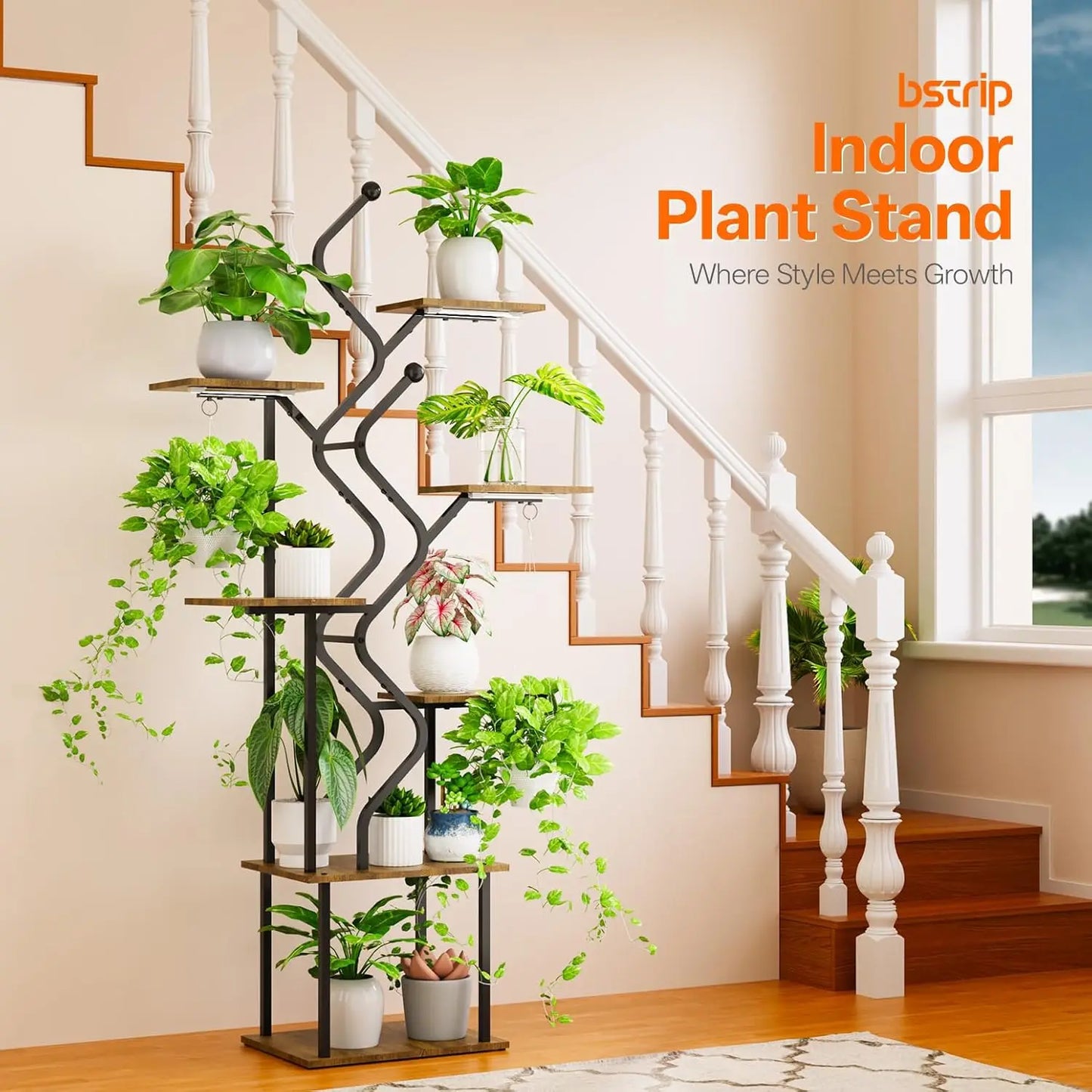 63 Inch Plant Stand with Grow Light
