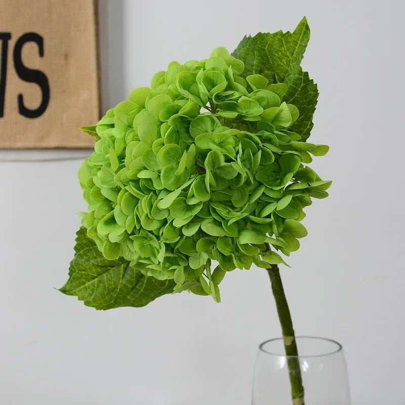 Artificial Real Touch Hydrangea Faux Flowers Bouquet
