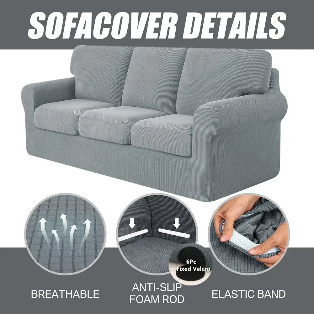 Elastic Jacquard Sofa Cover Cushion Furniture Protector