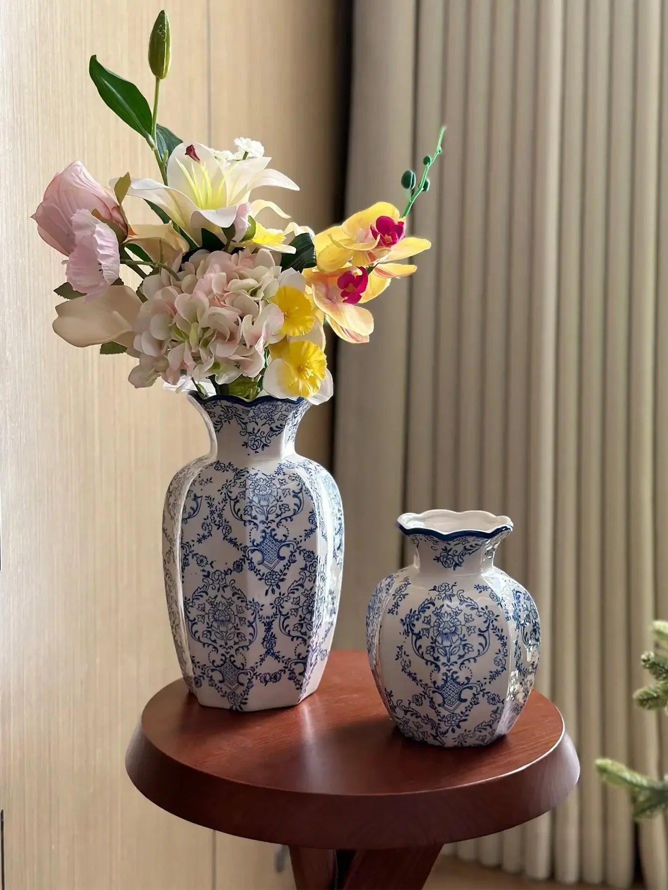 1 Pc Porcelain Retro Flower Vase