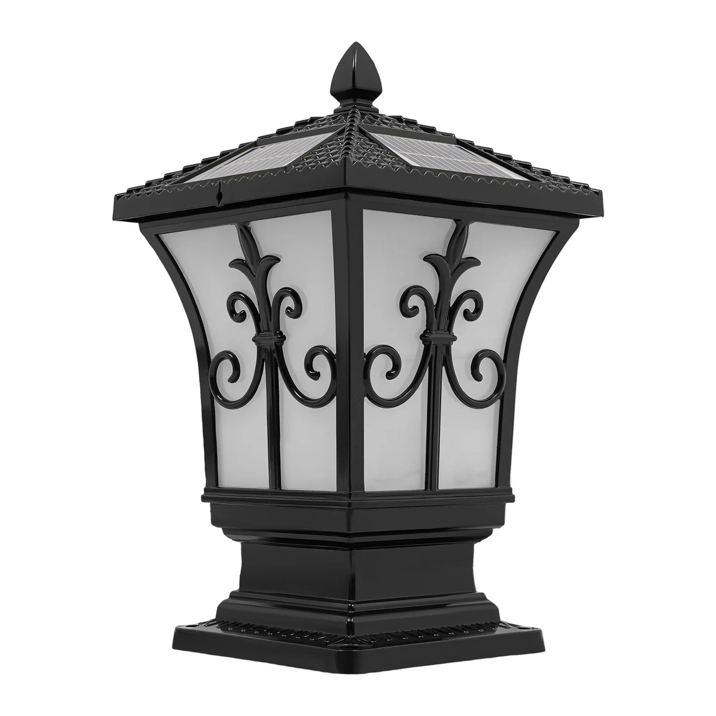 Outdoor Solar Post Light |Remote Control Garden Light