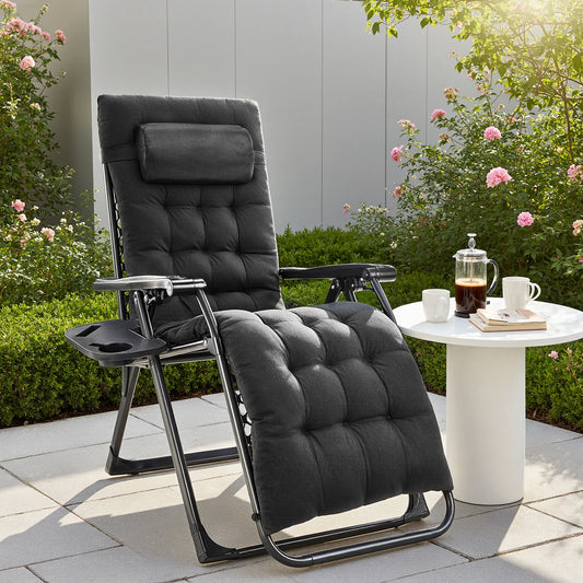 Zero Gravity Recliner Camping Patio Lounge Chair