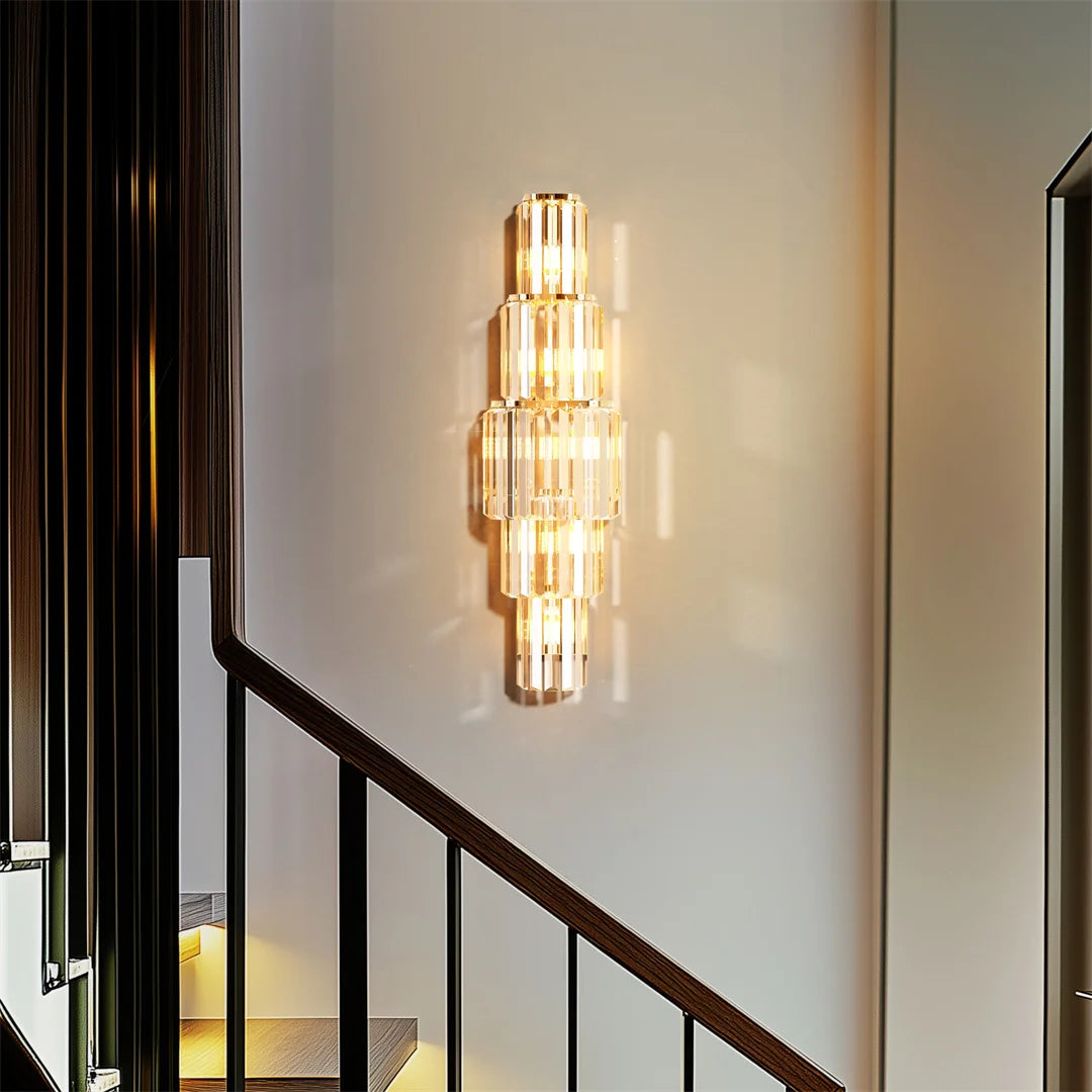 Modern Crystal Wall Lamp Sconce Corn Lights
