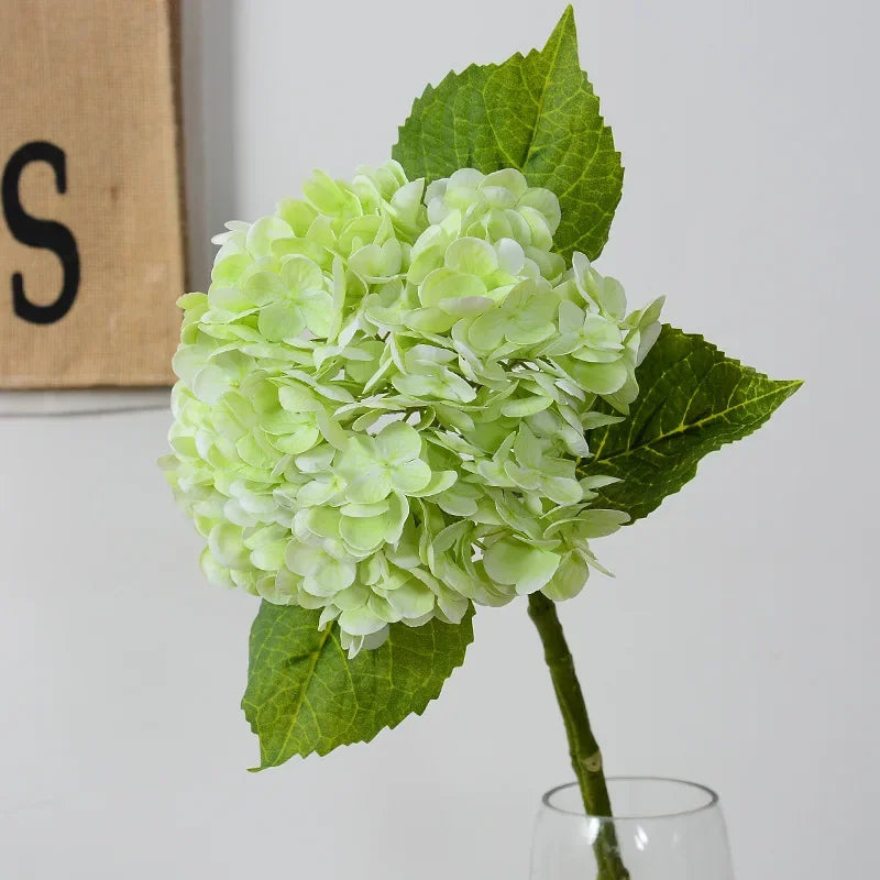 Artificial Real Touch Hydrangea Faux Flowers Bouquet