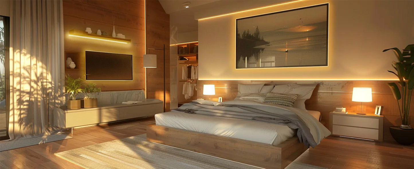 LED RF Remote Strip Light 6m Warm/Natural/Cold White