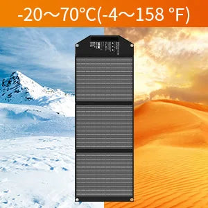 Portable Foldable Solar Panel Travel Ready Charger