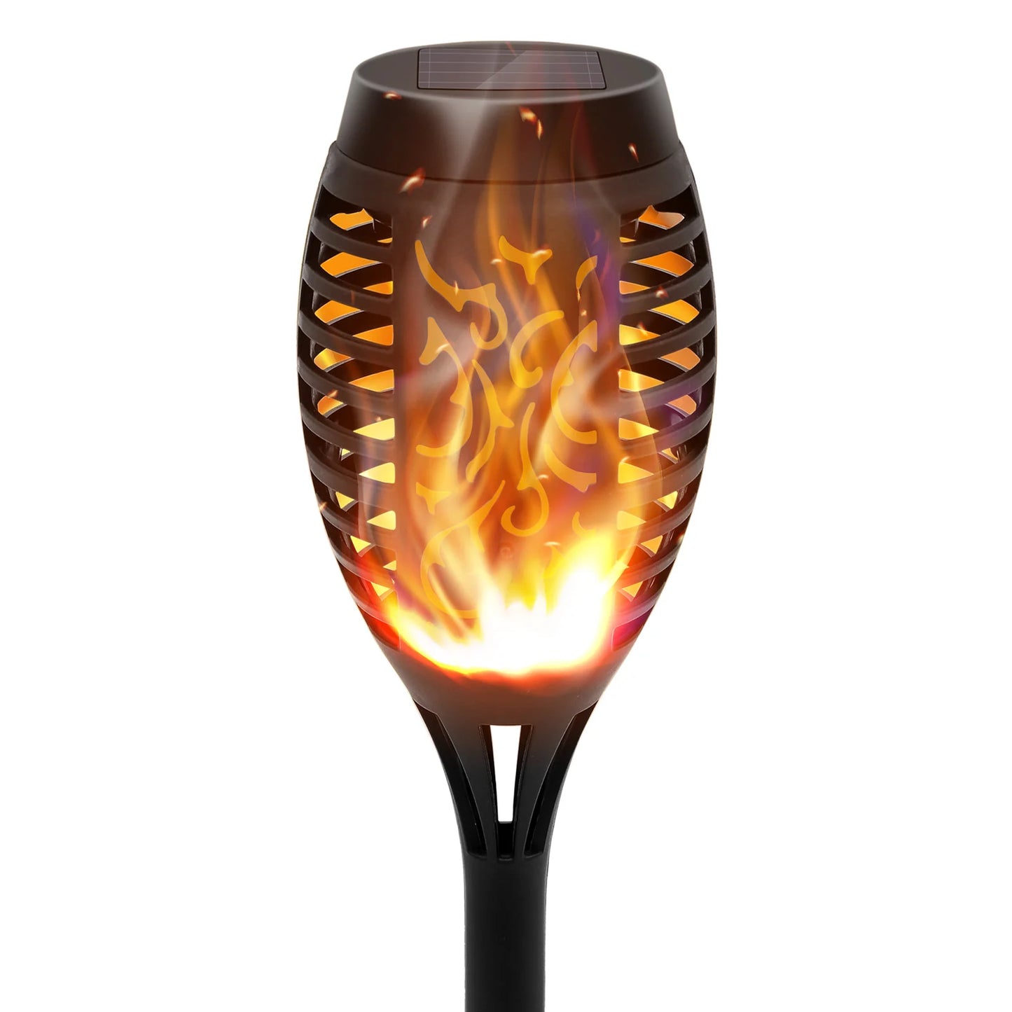 6Pack Solar Powered LED Flickering Flame Lights