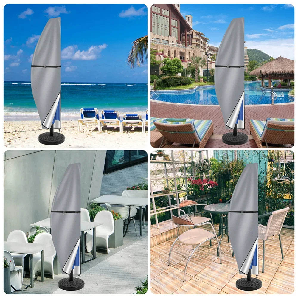 Patio Umbrella Cover Waterproof Outdoor Anti-UV Cantilever