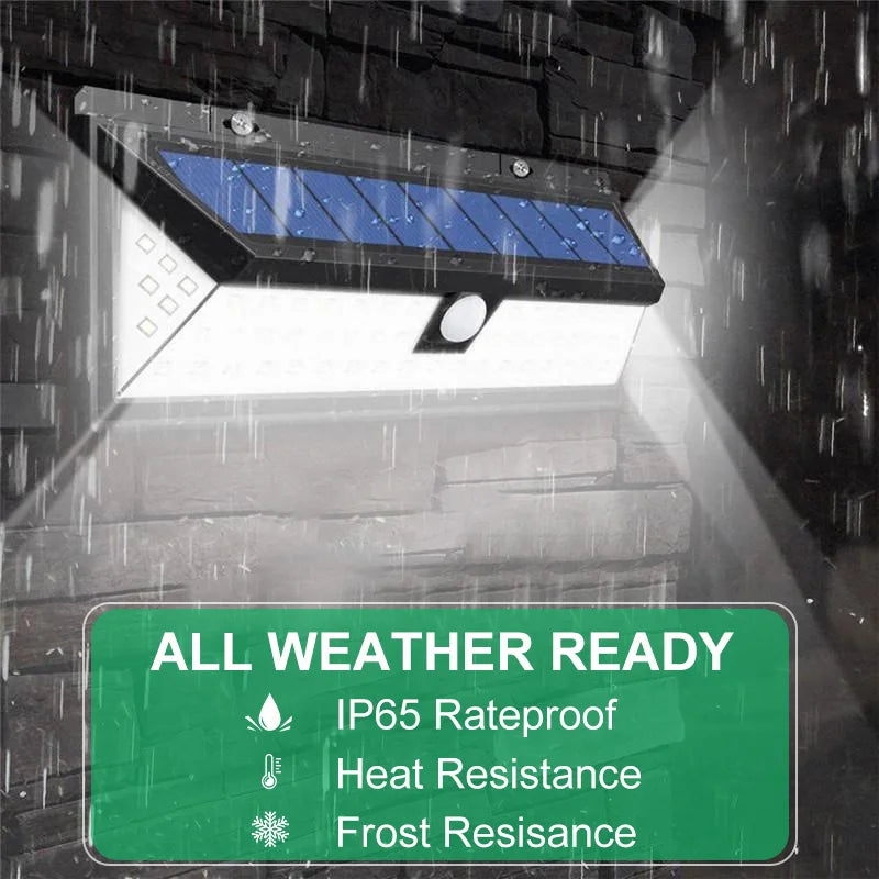 118LED Lights Outdoor Solar Lamp Motion Sensor