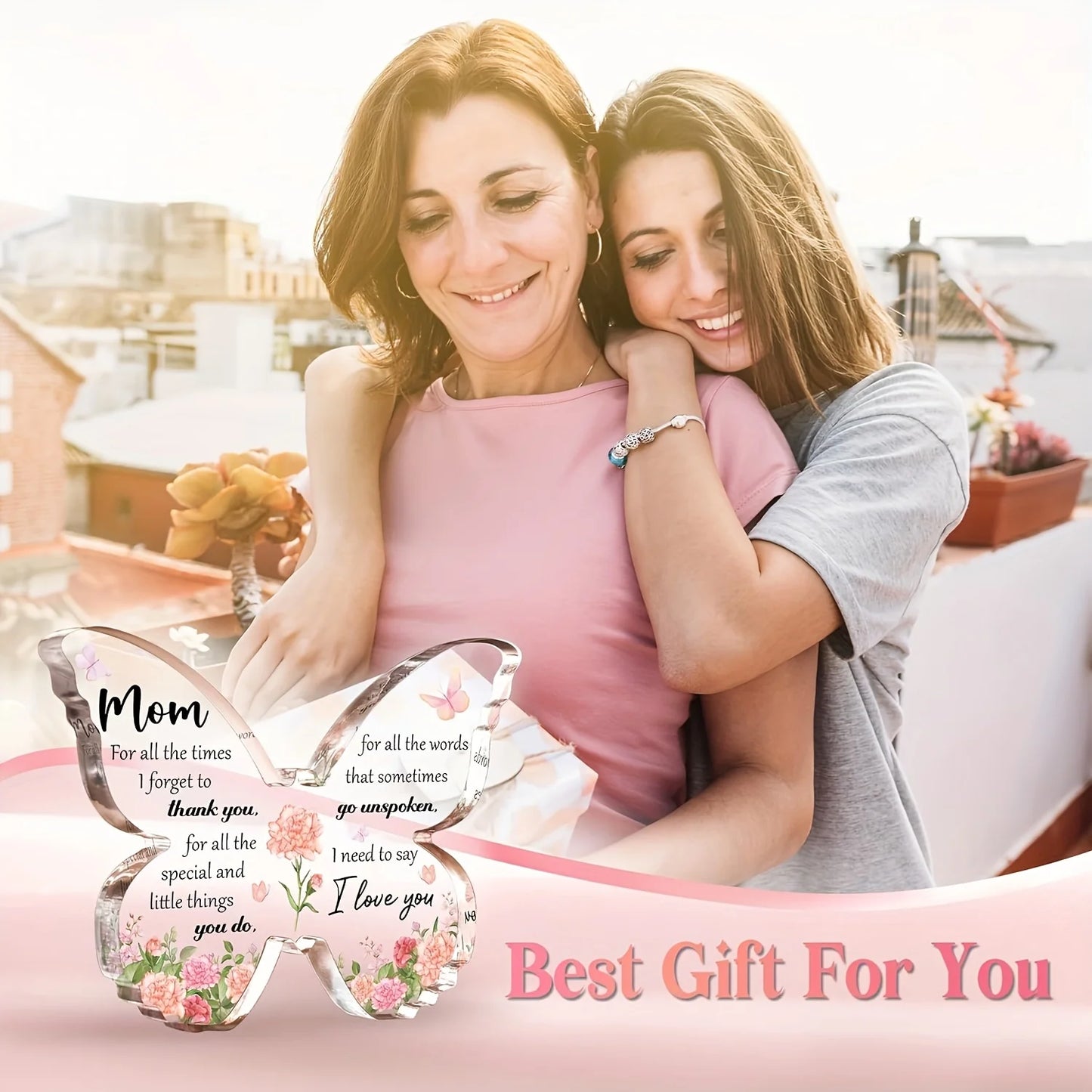 Delicate Mom Birthday Gifts - Butterfly Acrylic Decorations