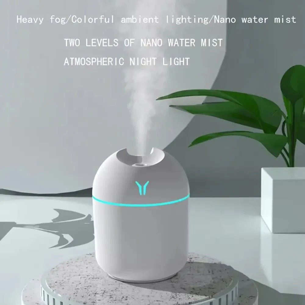 Portable USB Mini Humidifier & Essential Oil Diffuser