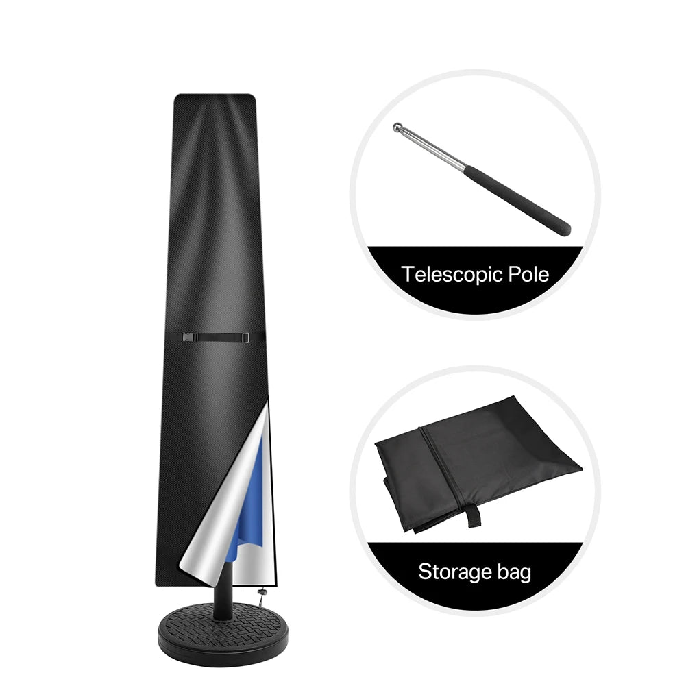 Straight Waterproof Parasol Protective Cover Zip Weatherproof