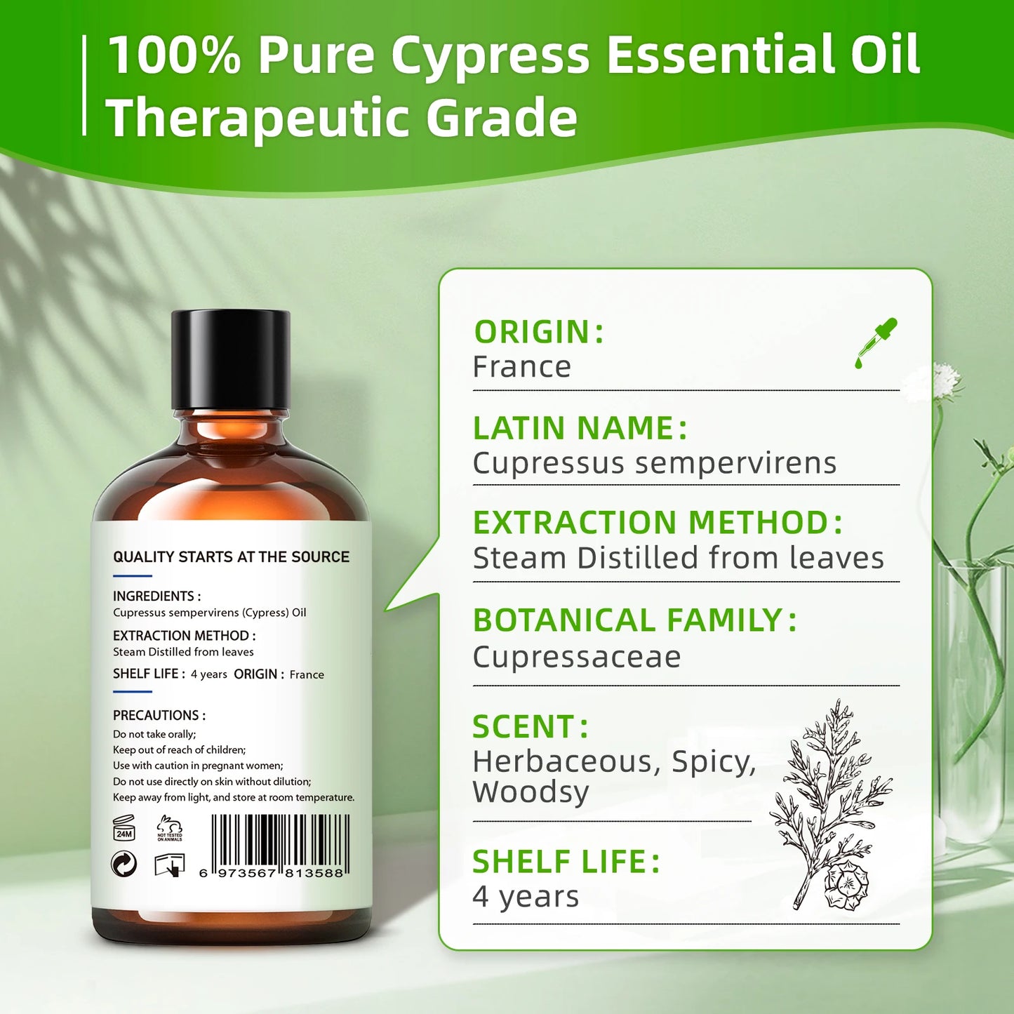 Essential Oils 100% Pure Nature Aromatherapy, Diffuser