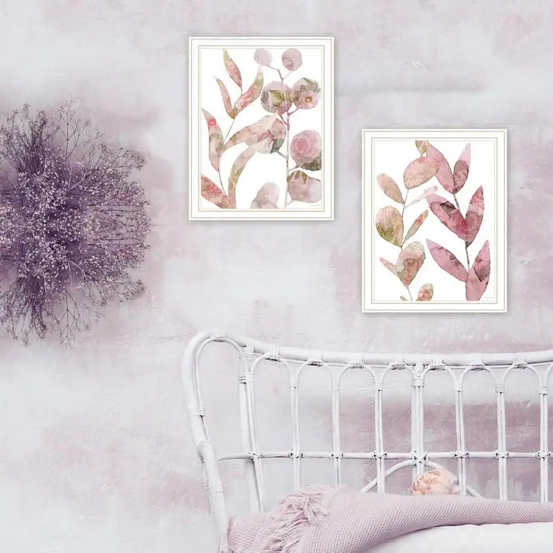 2-Piece Vignette Meadow Flora Botanical Framed Wall Art