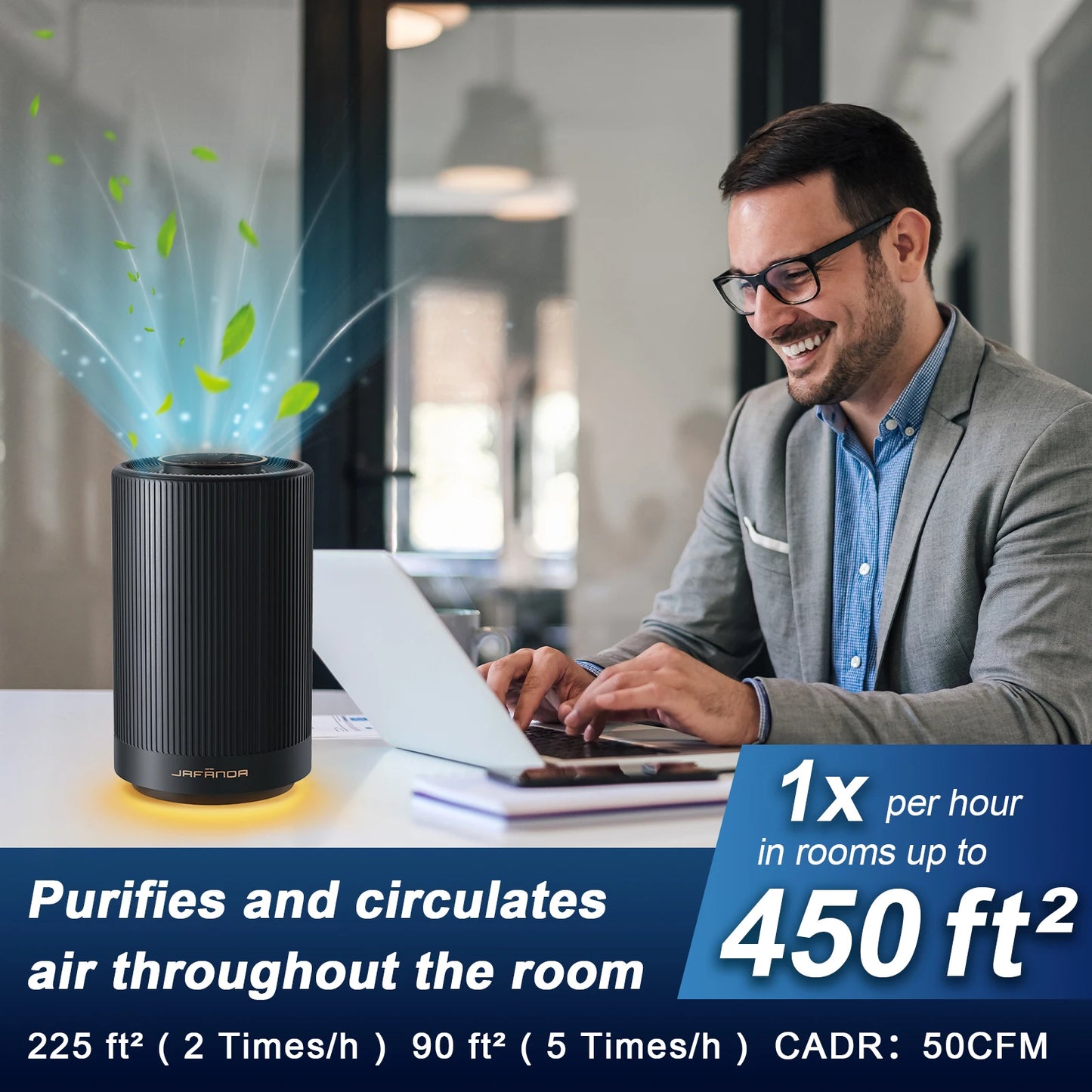 Portable Air Cleaner Effectively Removes Pollen Dust