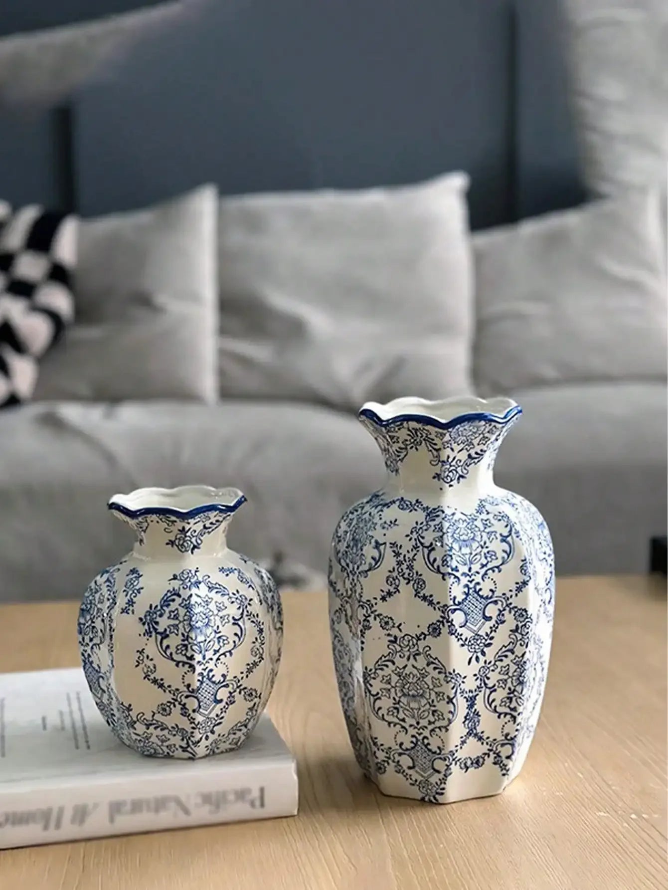 1 Pc Porcelain Retro Flower Vase