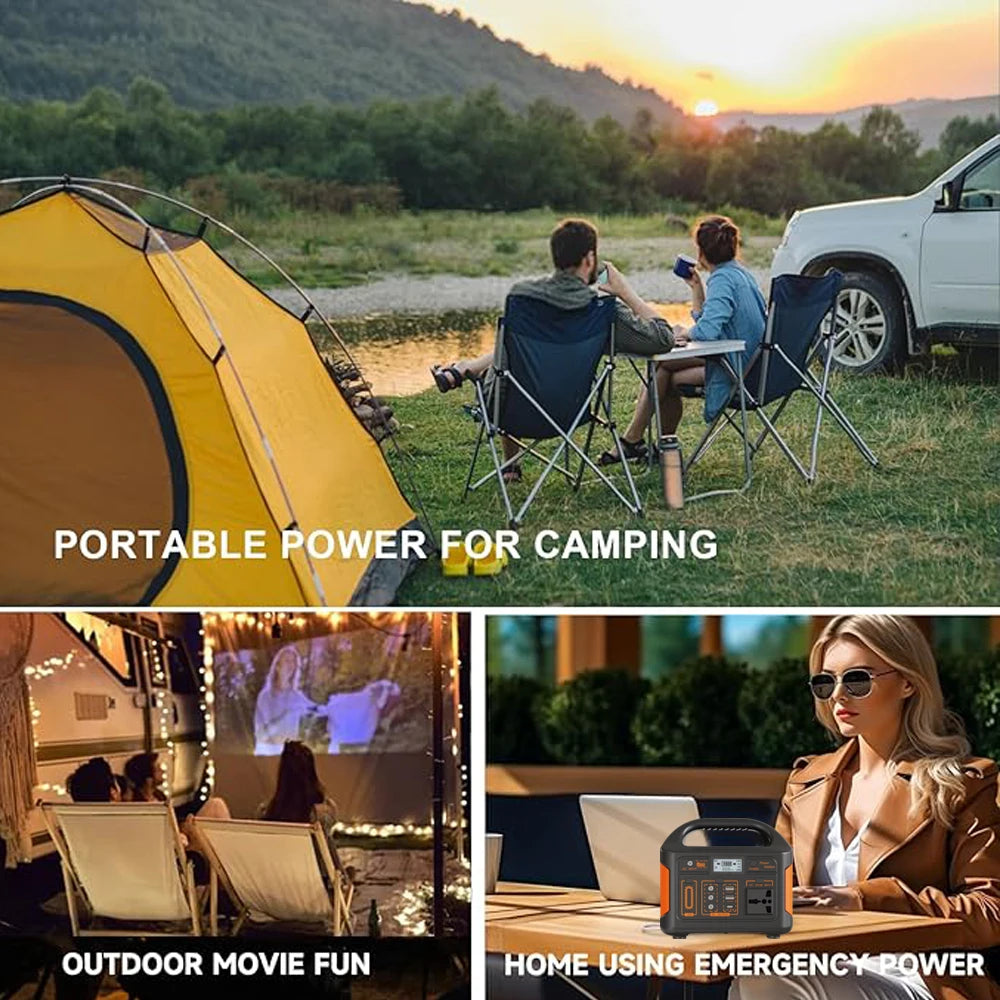 Portable Solar Generator for Home Camping Emergency Power