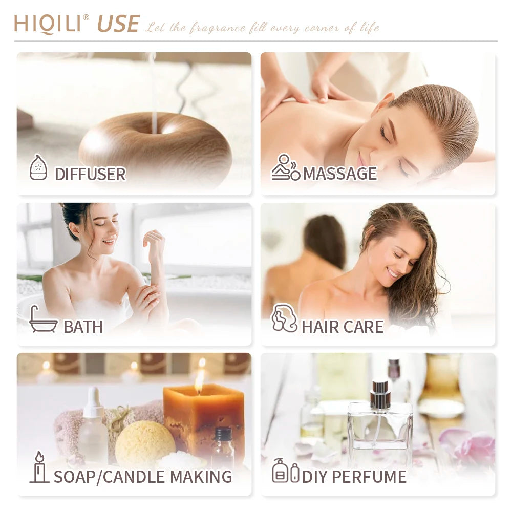 Essential Oils, 100% Premium Floral Oil Aromatherapy