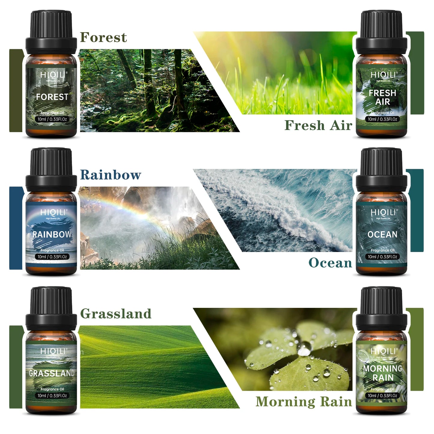 Fragrance Oils Set-Nature Theme Aromatherapy,Diffuser,Humidifier