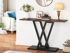 43-Inch Console Table for Entryway, Living Room