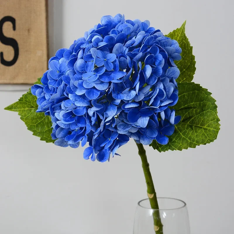 Artificial Real Touch Hydrangea Faux Flowers Bouquet