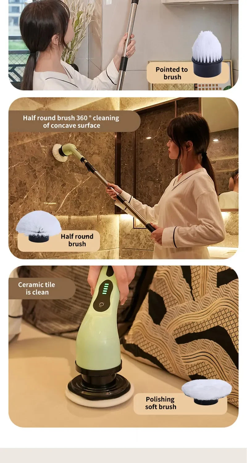 Electric Spin Scrubber – Cordless Shower Cleaner