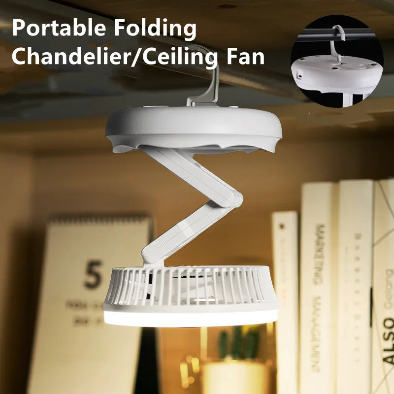 USB LED Light Foldable Table-Wall-Ceiling Fan