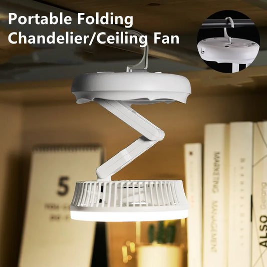 USB LED Light Foldable Table-Wall-Ceiling Fan