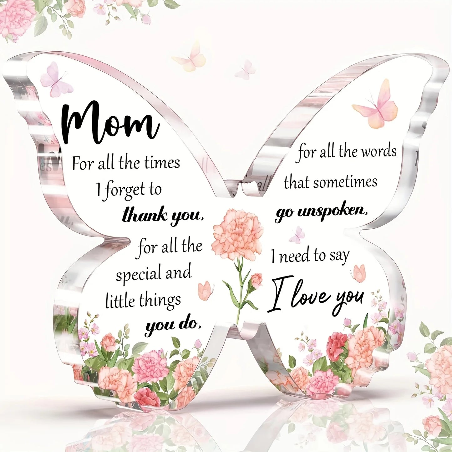 Delicate Mom Birthday Gifts - Butterfly Acrylic Decorations