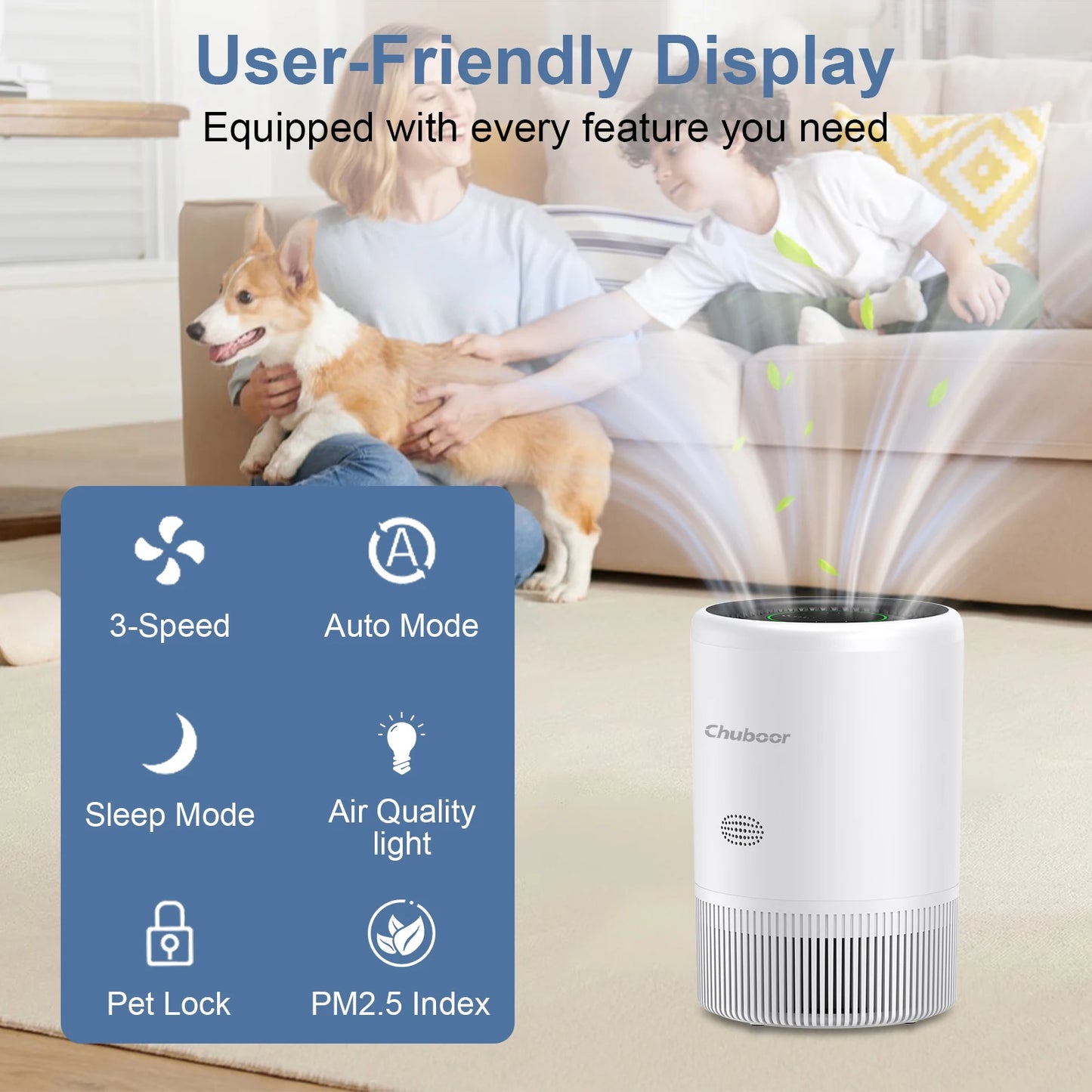 Smart Air Purifier| HEPA with App/Alexa Control